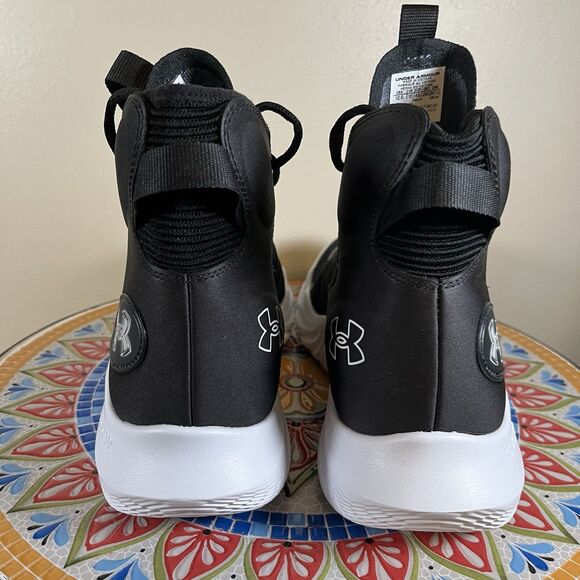 Under Armour UA Ace Highlight Mens Sz 12.5 Court Sneakers 3027083-001 Black